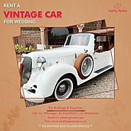Vintage Cars on Rent - Elevate Your Wedding Style with Classic Elegance