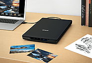Epson Perfection V39 II – High-Resolution Color Photo and Document Flatbed Scanner
