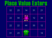 Place Value Eaters - Play cool math games at HoodaMath.com