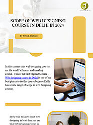 Scope Of Best Online Web Designing Course In Delhi By Jeetech Academy