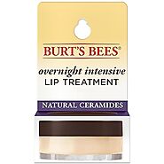 Burt's Bees Overnight Intensive Lip Treatment, 0.25 oz - Moisturizing, Vitamin E, Ceramides Oils - SHOPINGSTORE.US