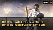 Bet Smart with Live Cricket Satta Rates on Trusted Site