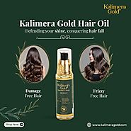 Kalimera 24K Gold Hair Oil for Natural Hair Treatment