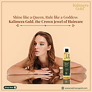 Kalimera 24K Gold- Herbal Hair Oil for Repairing Frizzy Hair