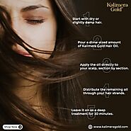 How to Use Kalimera Gold Hair Oil on Dry, Damaged, and Frizzy Hair