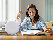 IQAir Atem Desk – High-End Portable Air Purifier for Small Personal Spaces