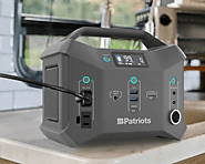 4Patriots Patriot Power Sidekick – Portable Mini Power Station (300W Output / 23.4 Ah Capacity)