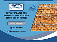 Enhance Your Property with Our Precision Stone Masonry!