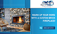 Get Your Dream Brick Fireplace Installed Today!