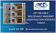 Get Impressive Multifamily Masonry Construction Service Today!