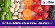 Sustainable Practices Among Synthetic & Natural Food Colour Manufacturers