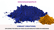 Vibrant Creations: Exploring the World of Food Colour Manufacturers in Ahmedabad