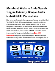 Membuat Website Anda Search Engine Friendly Dengan India terbaik SEO Perusahaan.docx