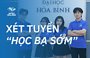 Lợi thế vượt trội khi thí sinh nộp hồ sơ xét tuyển học bạ sớm tại Trường Đại học Hòa Bình năm 2024