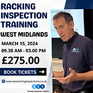 Racking Inspection Training course in the West Midlands (15 March 2024 - 9:30 am - 3:00 pm)