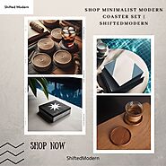 Shop Minimalist Modern Coaster Set | ShiftedModern