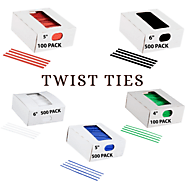 Secure Your Goods with Flexible Twist Ties - Buy Now!