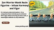 Zen Warrior Monk Resin Figurine – Infuse Harmony and Vigor