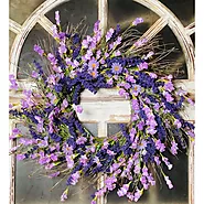 Faux Lavender 24” Wreath