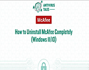 How to Uninstall/Remove McAfee Completely Windows 11/10