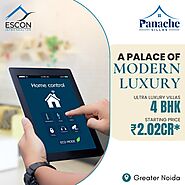 Discover the Ultimate Luxury Living : 4 BHK Villas in Greater Noida by Escon Panache