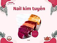 10+ mẫu nail kim tuyến lấp lánh, sang chảnh cho phái đẹp