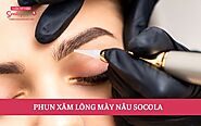 Lông mày màu nâu socola - Trend phun xăm HOT nhất 2024