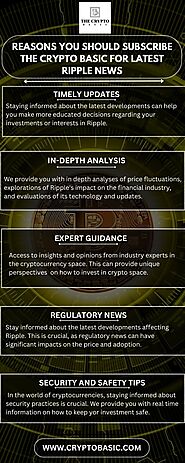 Latest Ripple News with The Crypto Basic