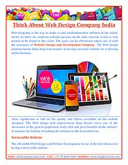 Think About Web Design Company In India