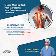 Best back pain treatment in hyderabad - Dr. SureshCheekatla