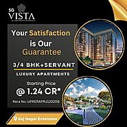 SGVista Offer 3/4BHK + Servant Apartment 1.24Cr 9654999222 Now!