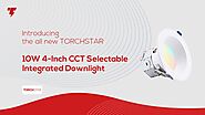 10W 4-Inch CCT Selectable Integrated Downlight