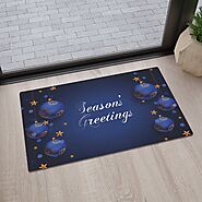 Christmas Floor Mat, Blue – Festival Gift Shop