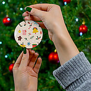 Charming Christmas Ceramic Ornaments: Handcrafted Festive Elegance – Festival Gift Shop