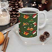 Christmas Ceramic Mug 11oz, Green – Festival Gift Shop