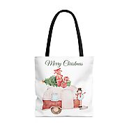 Merry Christmas Printed Tote Bags for Her & Him – Festival Gift Shop