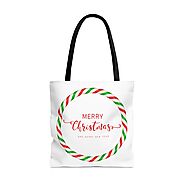 Merry Christmas Printed Tote Bag for Her & Him – Festival Gift Shop