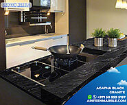 Agata black granite