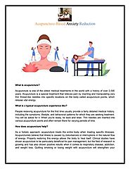 Acupuncture-Based Anxiety Reduction - Ellicott Acupuncture Centre