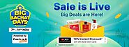 Flipkart Big Bachat Days Sale Offer - Upto 80% OFF + Extra 10% Bank Off