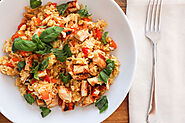 Healthy Basil Chicken Fried Rice Recipe: Gluten Free