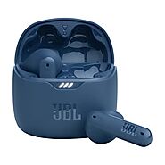 JBL Tune Flex - True Wireless Noise Cancelling Earbuds (Blue), Small