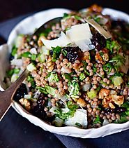 Recipe: Pearl Couscous Salad with Cherries & Arugula