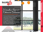 Window Repairs Ottawa Ontario