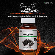 Himalayan Shilajit Tablets With Ashwagandha & Safed Musli - Zeroharm