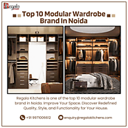 Top 10 Modular Wardrobe Brand In Noida | Regalo Kitchens