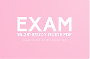 exam 98-381 study guide pdf