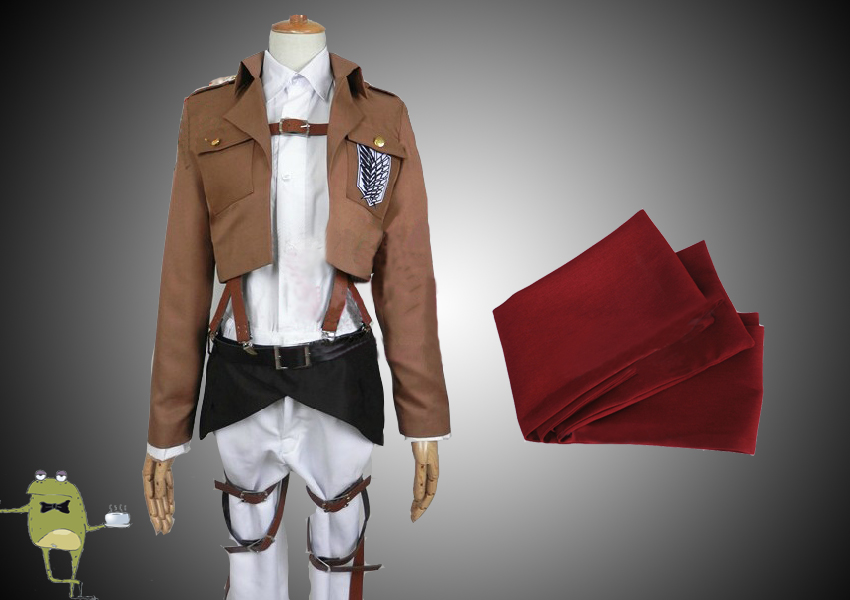 Attack on Titan Mikasa Ackerman Cosplay Costume - cosplayfield.com