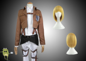 Attack on Titan Armin Arlert Cosplay Costume + Wig