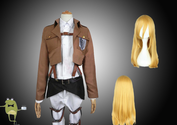 Attack on Titan Historia Reiss Cosplay Costume + Wig